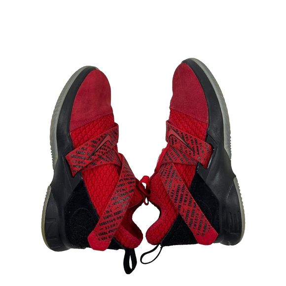 KIDS NIKE LEBRON‎ SOLDIER 12 University Red/Black AA1353-660 size 2y - Picture 5 of 13